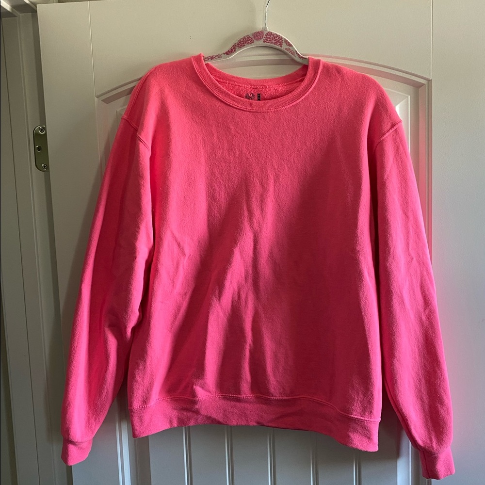 Neon pink sweater